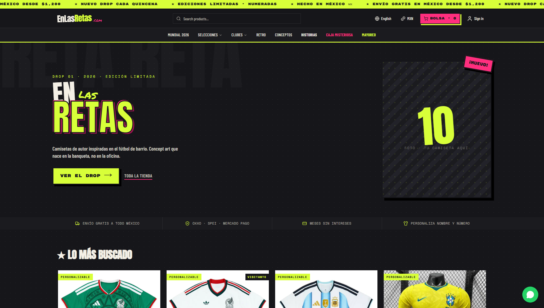 Screenshot of enlasretas.com