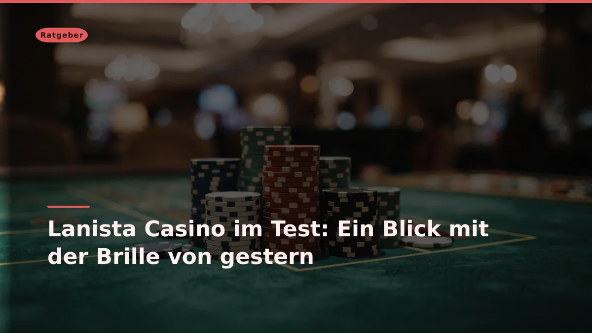 Lanista Casino im Test: Ein Blick mit der Brille von gestern