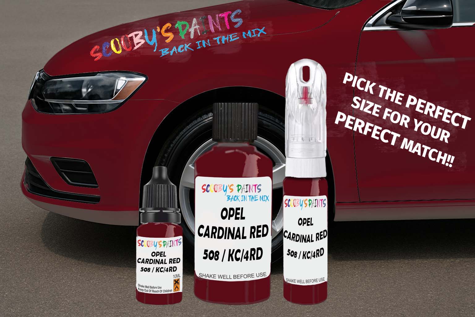 Scooby’s Paints – Opel Triple Touch-Up