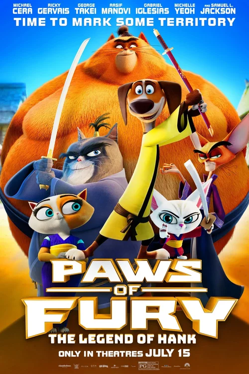 Jak Zostałem Samurajem / Paws Of Fury The Legend Of Hank (2022) 1080p.WEB-DL.H264.AC3.2.0.BP007 | Dubbing PL