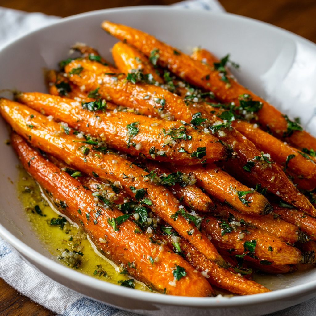 Garlic Butter Roasted Carrots: Elevate Your Holiday Dinner!
