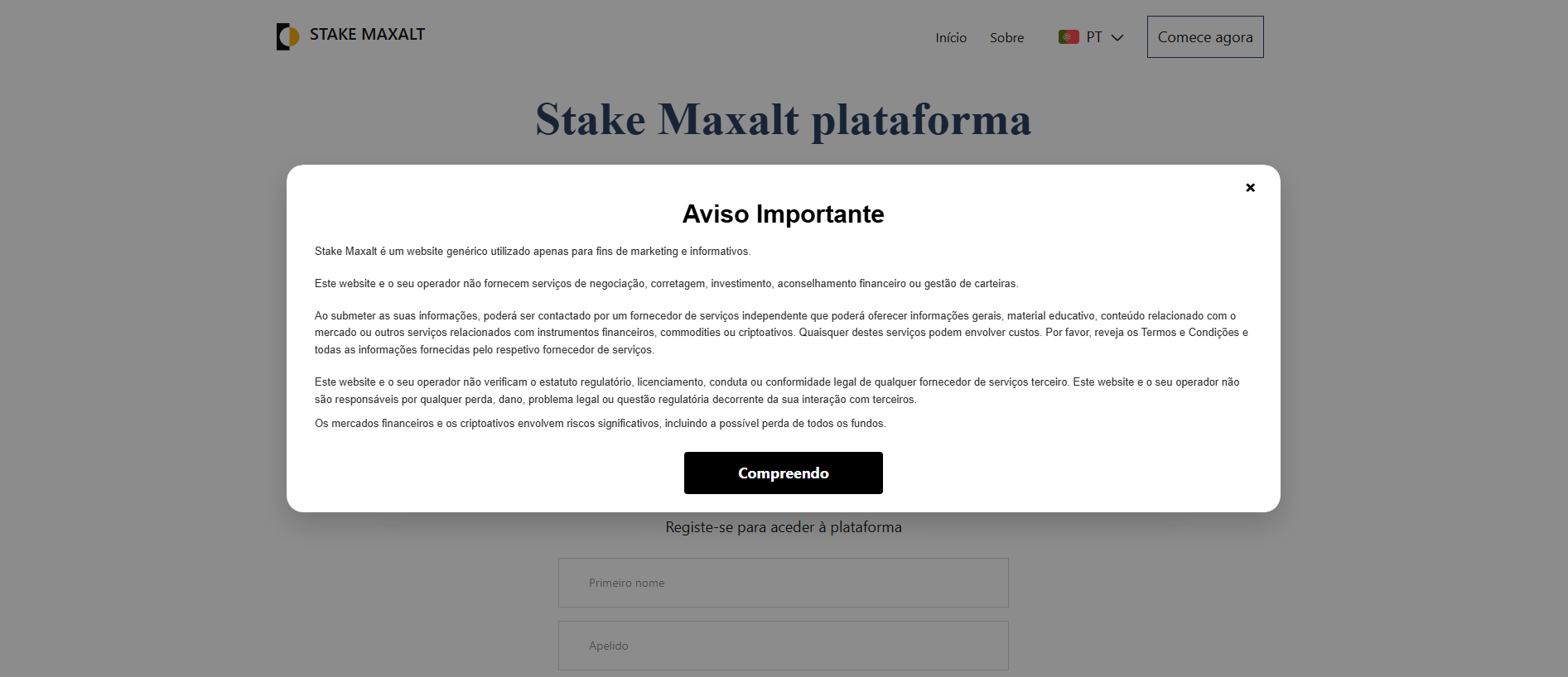 Stored capture of stakemaxalt-pt.live