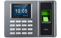 Deli ES152 Fingerprint Attendance Machine Malaysia for Office Employee Time Attendance Management