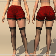 Bottoms gingham on dyed