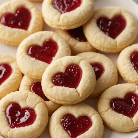 Try Thumbprint Heart Cookies for a Special Treat!