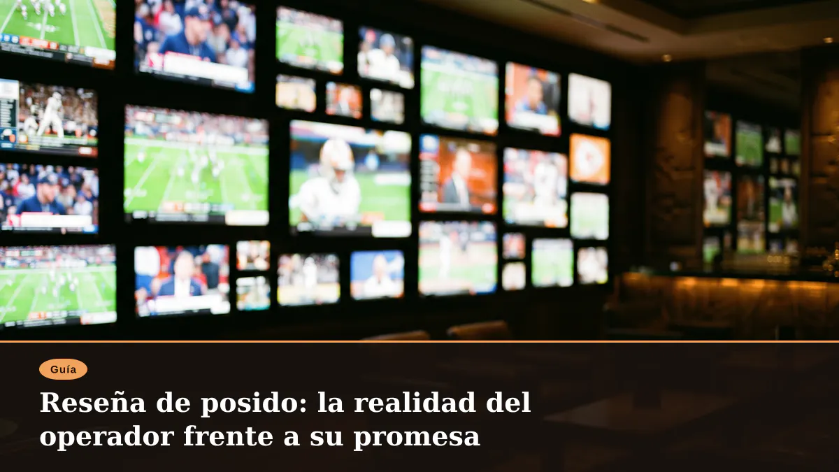 Reseña de posido: la realidad del operador frente a su promesa