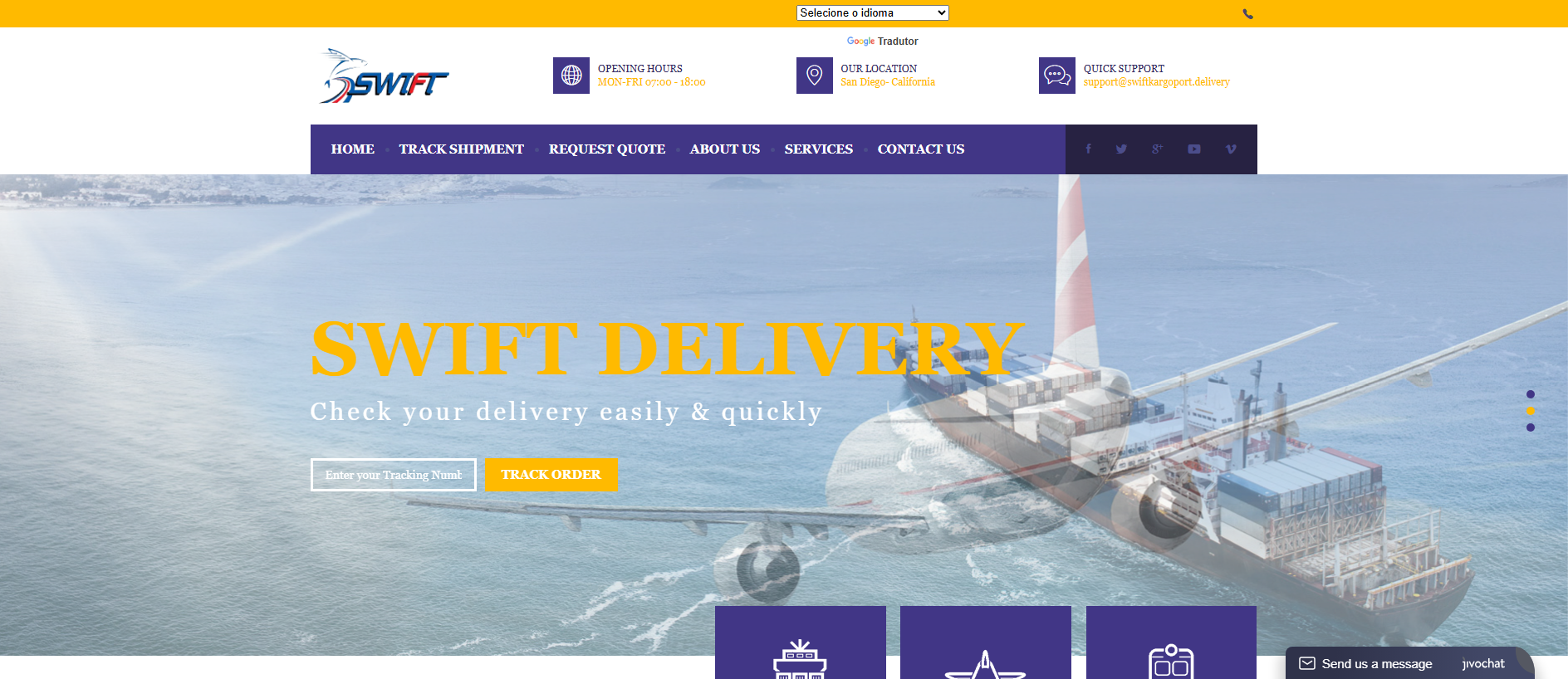 Stored capture of coscokargo.delivery