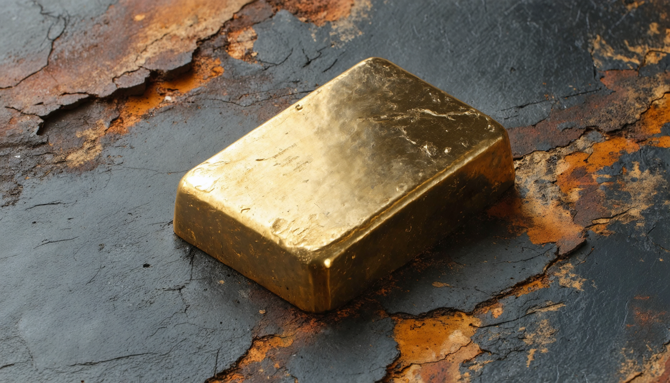 Gold sitting there being unbothered by centuries, congratulating itself on never having had a relationship with the weather.