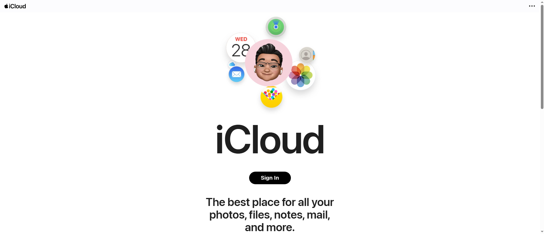 Stored capture of mail.33-icloud.com