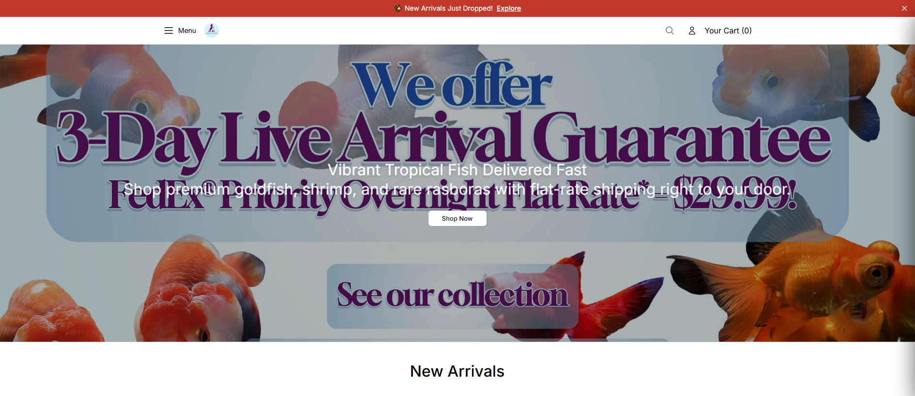 Stored capture of aquahunapet.shop