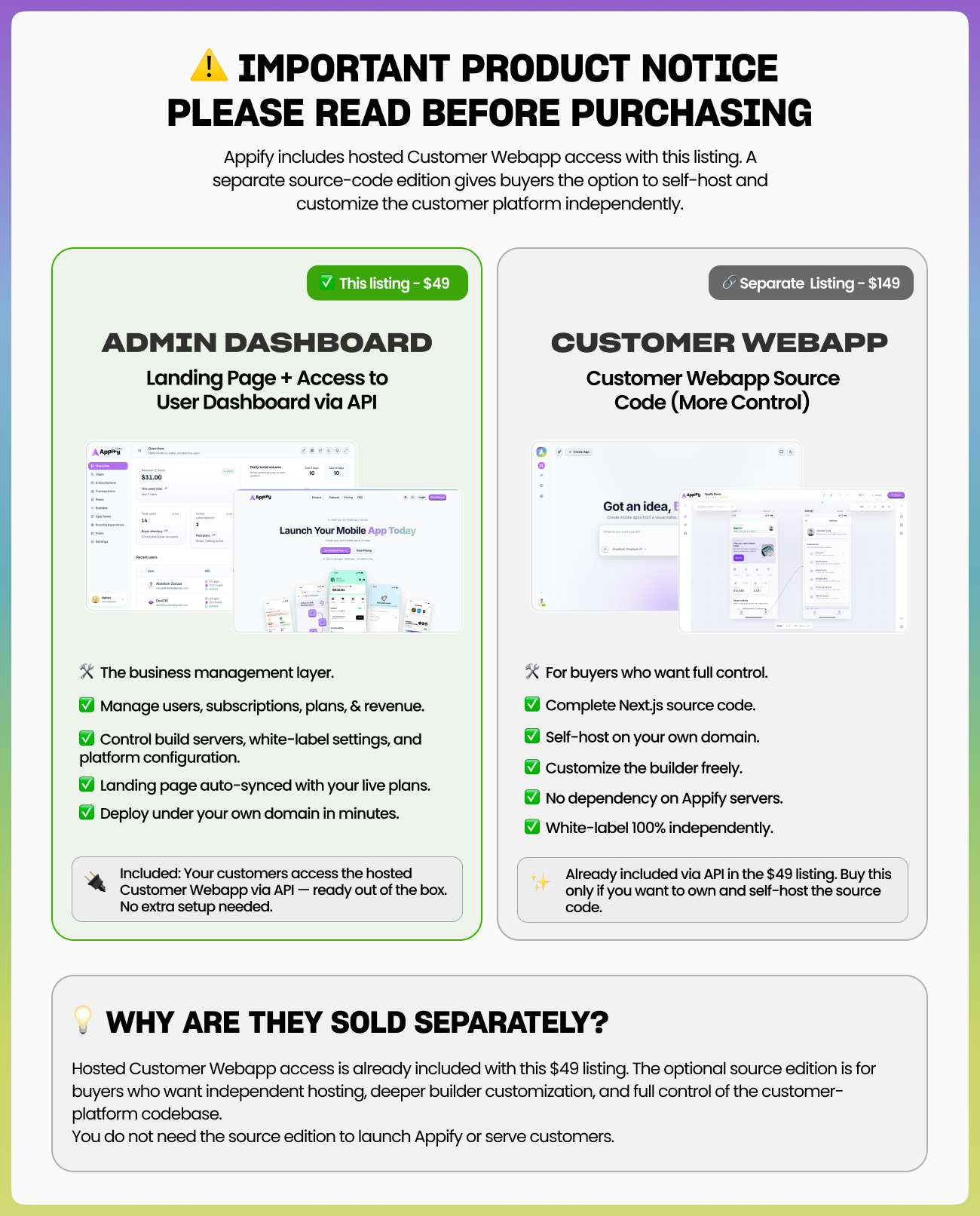 Appify - AI-Powered White-Label Mobile App Builder SaaS | Flutter & Website to App - 2