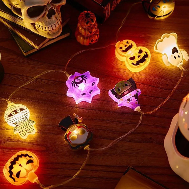 Pumpkin Halloween Decorative String Lights