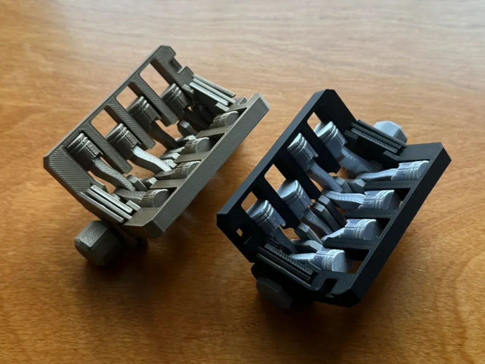 Brinquedo de motor v8 — modelo 3D da Central do Empreendedor 3D