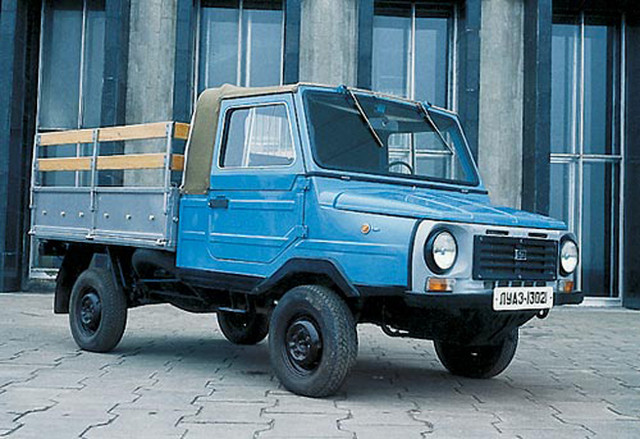 ЛуАЗ-13021 - полноприводный автомобиль производства Луцкого автомобильного завода , грузовая модификация модели ЛуАЗ-1302 .

Серийное производство автомобиля началось 1991 года. Сравнивая с базовой моделью автомобиля увеличилась колесная база на 500 мм. Задняя подвеска модернизирована, в результате чего были установлены жесткие торсионы и рычаги . Запасное колесо , которое в ЛуАЗ-1302 крепилось на заднем откидном бортике, в ЛуАЗ-13021 установлено под грузовой платформой, с правой стороны автомобиля. Слева автомобиля, под грузовой платформой расположен бензобак. Кабина двухместная, под брезентовым верхом; тент для грузовой платформы не предусматривался. Согласно испытаний, автомобиль не очень пригоден для транспортировки прицепа. 
В 1997-1998 годы некоторое количество автомобилей была собрана российской фирмой "Валетта", цеха которого находились в Московской области. И в связи с кризисом 1998 года, производство было закрыто.
Производитель	Луцкий автомобильный завод
также называется	"Волынь"
годы производства	1991 - 2003
Место производства	Луцк , Украина
класс	Мини 4х4 ( Класс В )
стиль кузова	2-дверный грузовой пикап
компоновка	F4
Двигатель (ы)	МеМЗ-245-20
коробка передач	4-ступенчатая механическая
колесная база	2300 мм
длина	3990 мм
ширина	1650 мм
Высота	1757 мм
клиренс	280 мм
передняя колея	1340 мм
задняя колея	1335 мм
Самая высокая скорость	90 км / ч
Вместимость бака	37л
Родственные	ЛуАЗ-1302