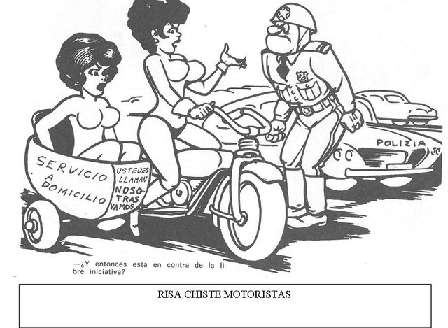 RISA CHISTE MUJERES MOTORISTAS