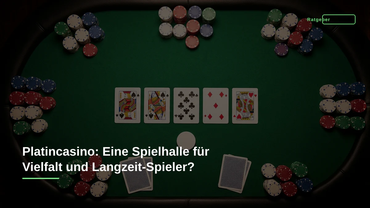 Platincasino: Eine Spielhalle für Vielfalt und Langzeit-Spieler?