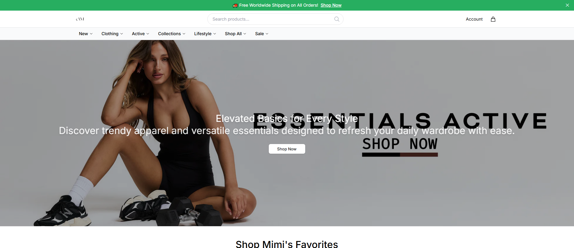 Stored capture of allformimiwear.shop