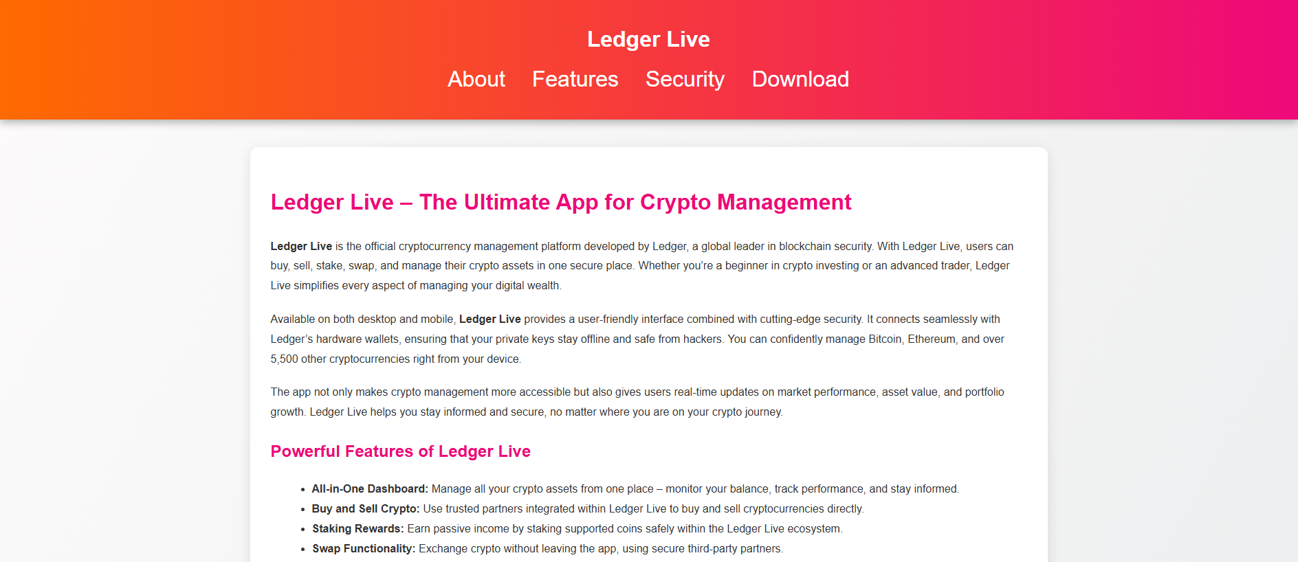 Stored capture of ldger--live-site.pages.dev