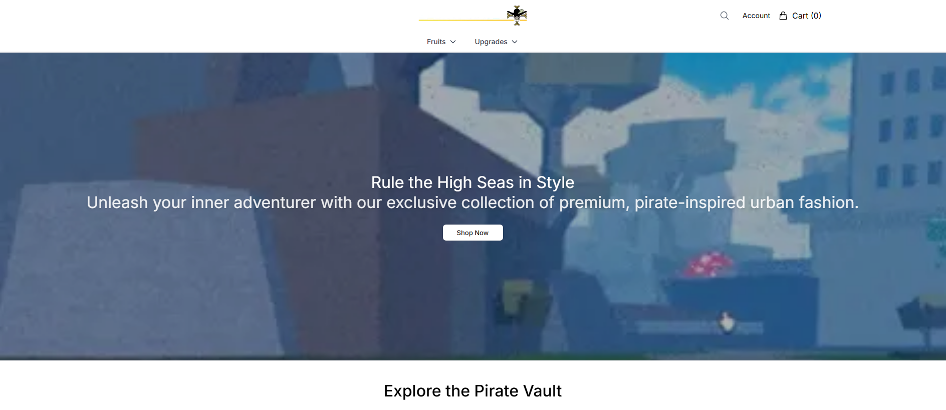 Stored capture of bloxypirates.shop