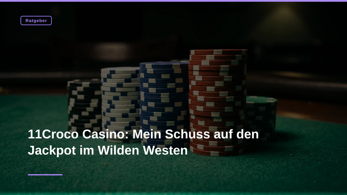 11Croco Casino: Mein Schuss auf den Jackpot im Wilden Westen
