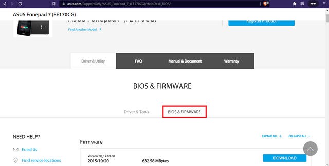 Firmware-selection