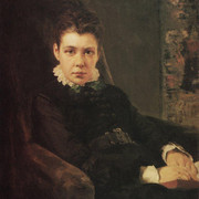 Портрет В Д Хрущевой сестры художника 1874