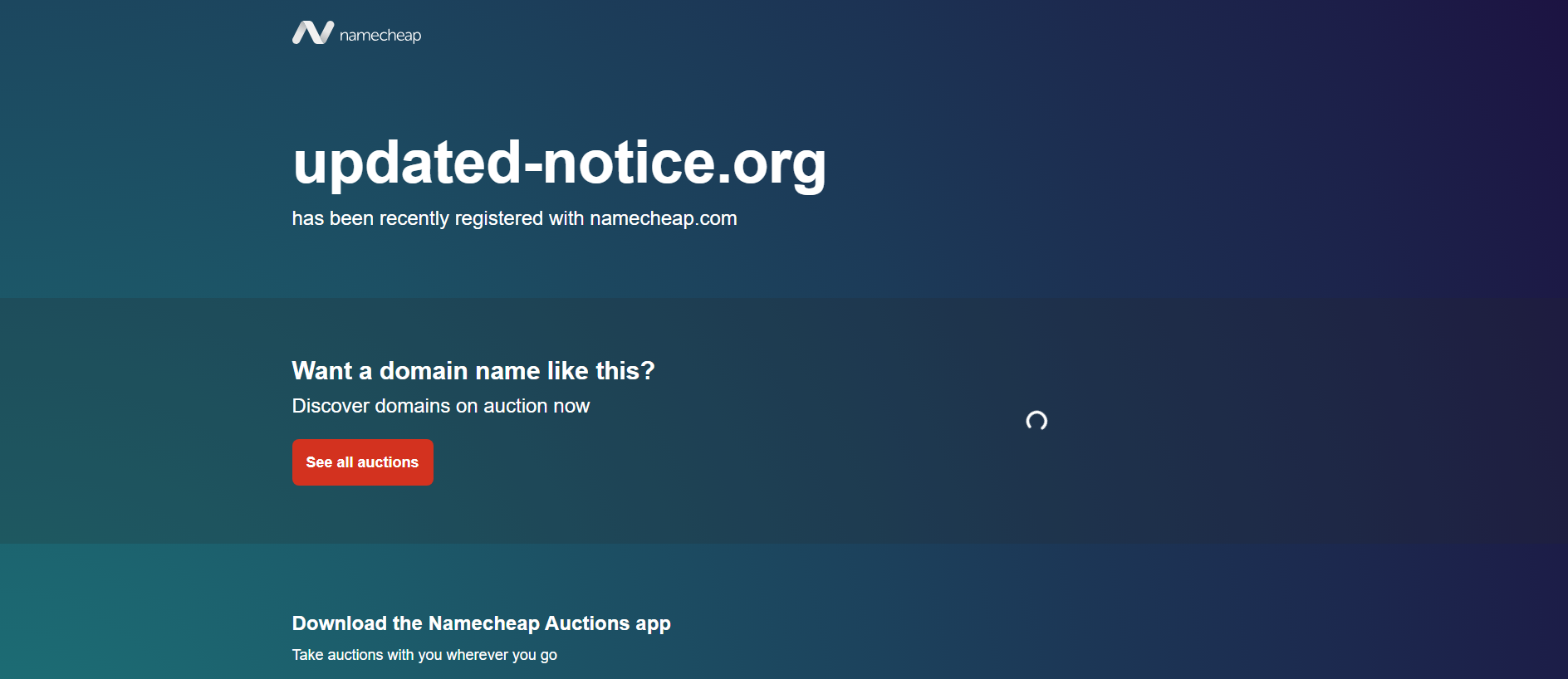 Stored capture of updated-notice.org