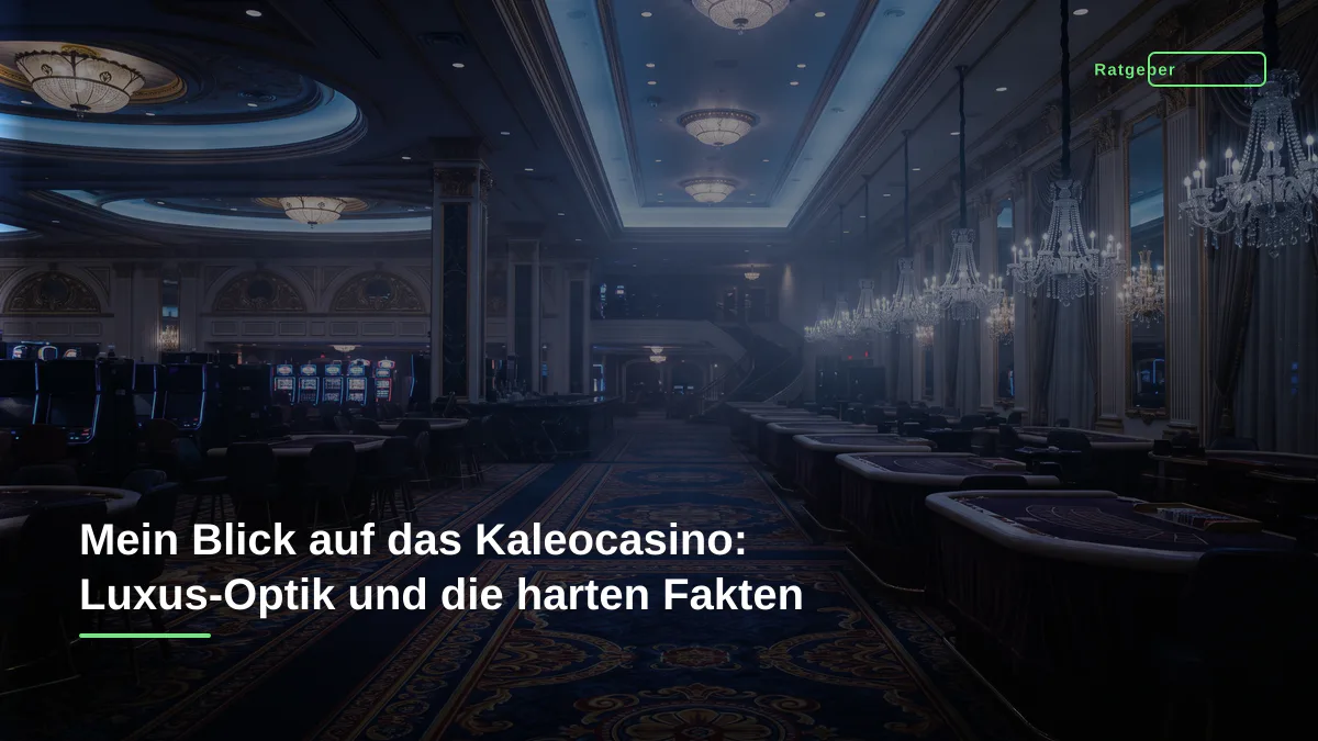 Mein Blick auf das Kaleocasino: Luxus-Optik und die harten Fakten
