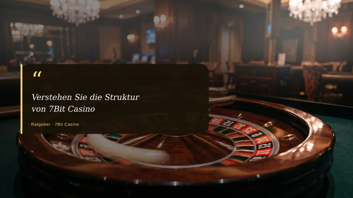 Verstehen Sie die Struktur von 7Bit Casino