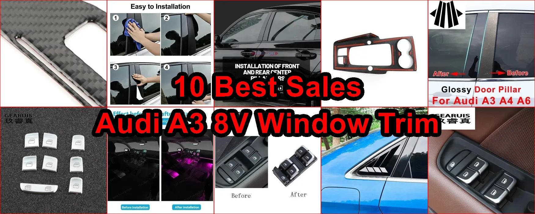 奧迪A3 8V車窗飾條 評價