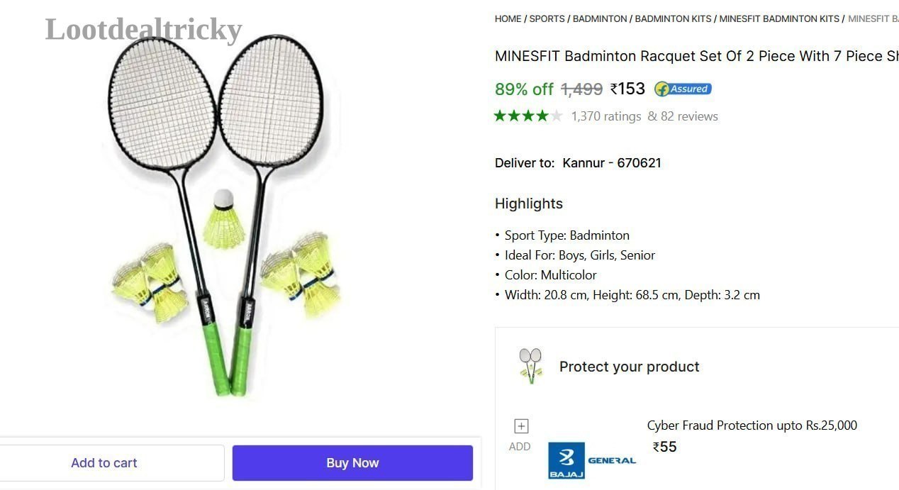   badminton Set Flipkart – Just ₹153 | Huge Savings Offer