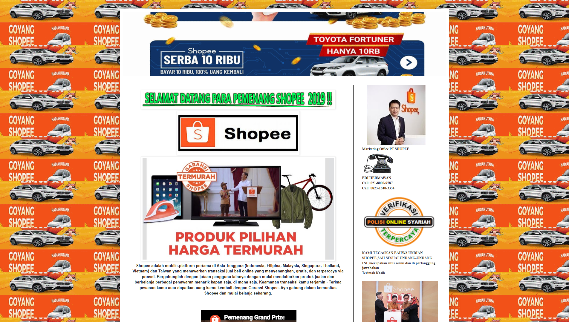 Screenshot of pt-shopee034.blogspot.com