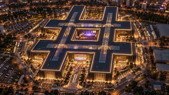 The Hashtag live venue and data centre concept