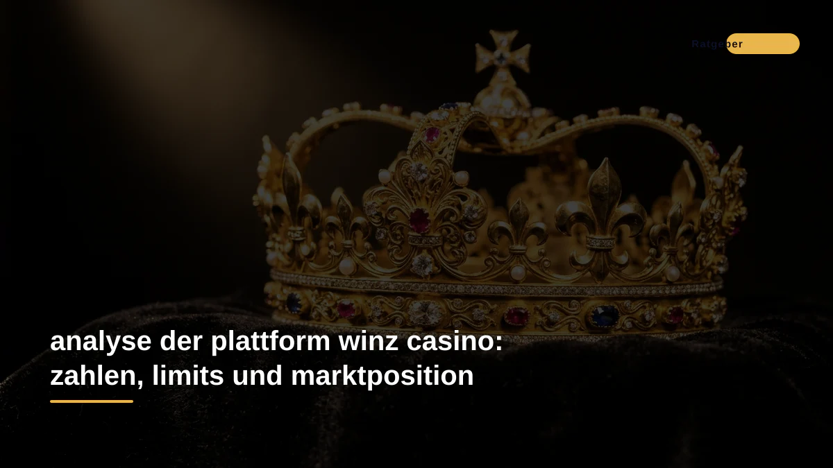 analyse der plattform winz casino: zahlen, limits und marktposition