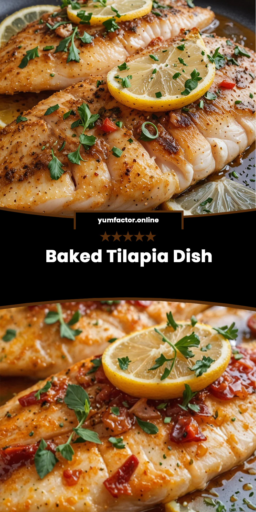 Baked Tilapia Dish
