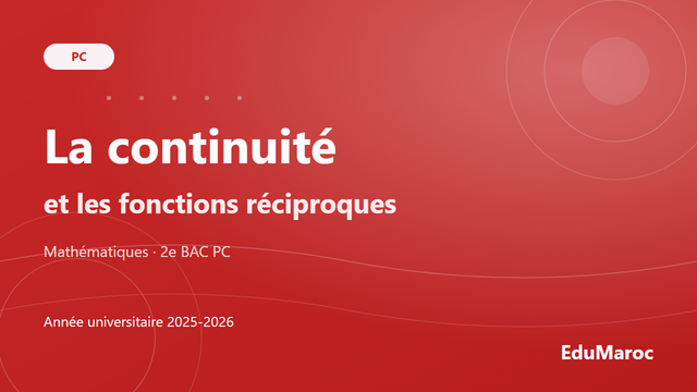 Limites et Continuité