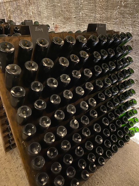 Bouteilles en cave