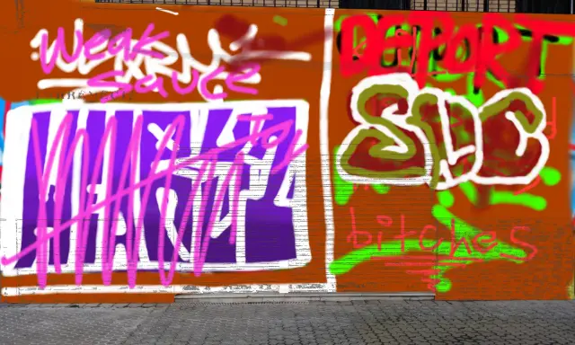 Graffiti artwork by anthony