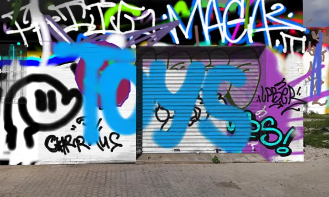Graffiti artwork by Vallask
