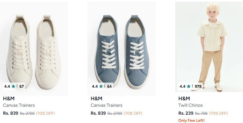 H M At – Huge Discount Get 70% OFF Today
