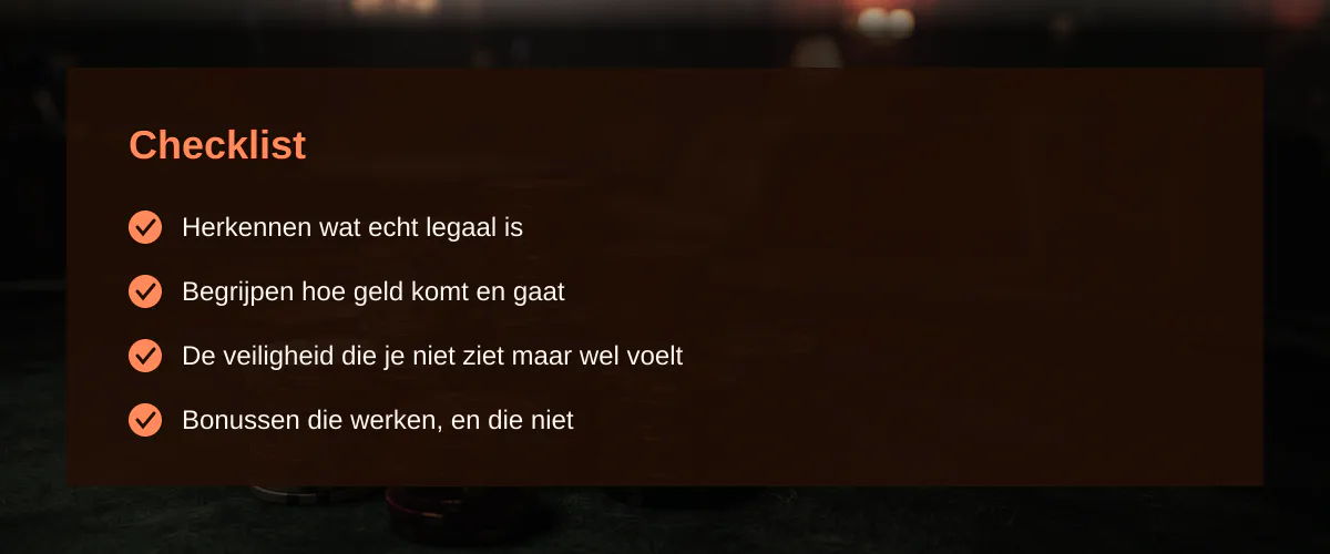 Wat maakt het beste online casino in Nederland uit — Checklist