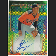2014 Topps Finest Jonathan Schoop Refractor Autograph /199