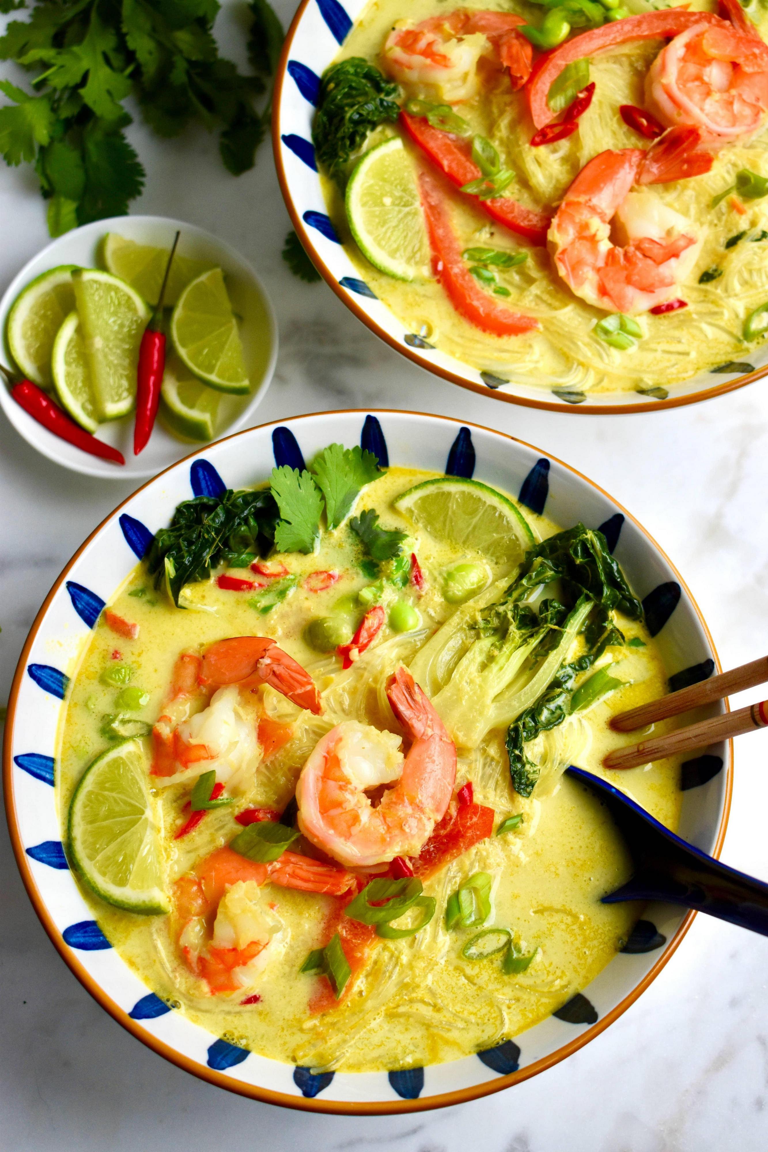 Photo de Soupe citronnelle crevette