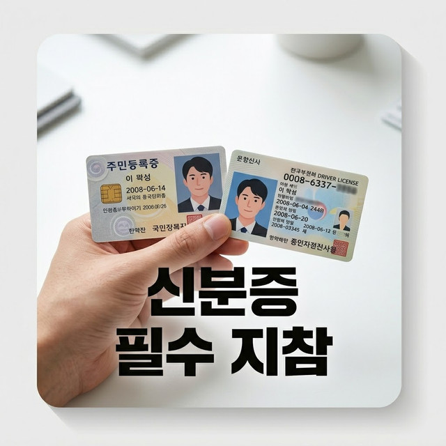 사전투표 필수 준비물 및 신분증