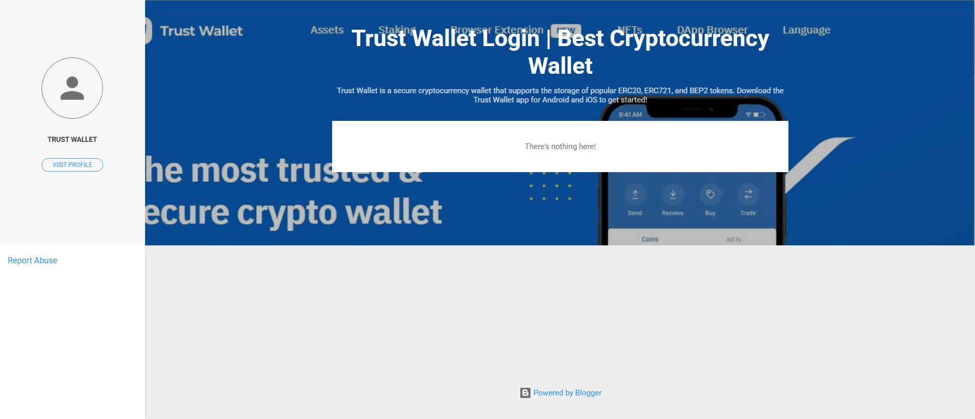 Stored capture of trust-wallet-login.blogspot.com.cy