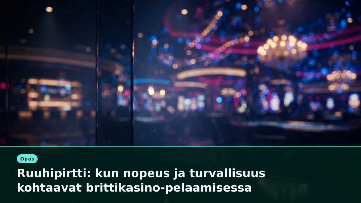 Ruuhipirtti: kun nopeus ja turvallisuus kohtaavat brittikasino-pelaamisessa