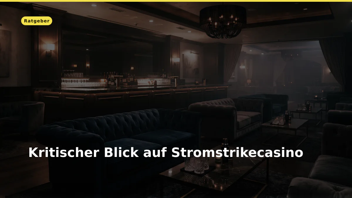 Kritischer Blick auf Stromstrikecasino