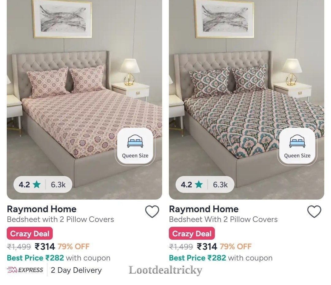Raymond Home Bedsheets – Lowest Price Get 80% OFF Today Raymond Home Bedsheets – Lowest Price Get 80% OFF Today