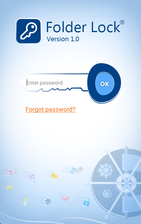 Folder Lock Android promotional showcase