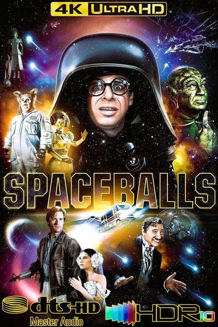 Spaceballs 1987, Movie, Poster, Art, 4K, Cover, Film, Star Wars